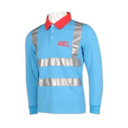 D283 製作長袖反光工業制服 撞色領 工業制服製造商 D283 製作長袖反光工業制服 撞色領 工業制服製造商